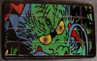 Tiled Belt Buckle Green Scary Monster NEW • $19.99