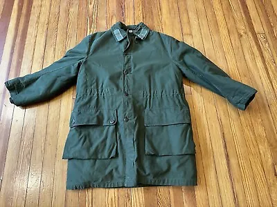 Vintage 1960's C50 Swedish Army Coat Military Jacket Parka Green + LINER Mens XL • $44.99