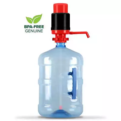  Universal Manual Drinking Water Pump For Home Or On The Go (Red/Black) • $23