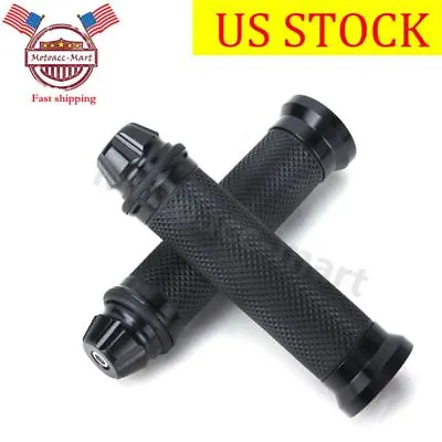 Motorcycle 7/8  Hand Grips Handlebar Gel Rubber For Honda Suzuki Yamaha Kawasaki • $8.93