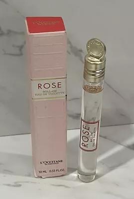 L’Occitane Rose Roll-On Eau De Toilette EDT 0.33 Oz Travel • $36