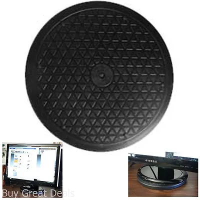 12 Inch Heavy Duty Swivel Turntable Stand For Flat Screen TV Monitor Lazy Susan • £20.22