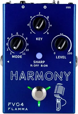 FV04 Vocal Harmony Pedal Vocal Effects Processor Stompbox Voice Mic Harmonizer W • $184.99