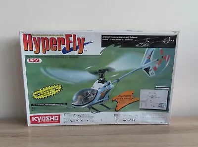 £125 • Buy Vintage Kyosho HyperFly RC Helicopter Model Kit (Unused) Electric 2ch, Retro