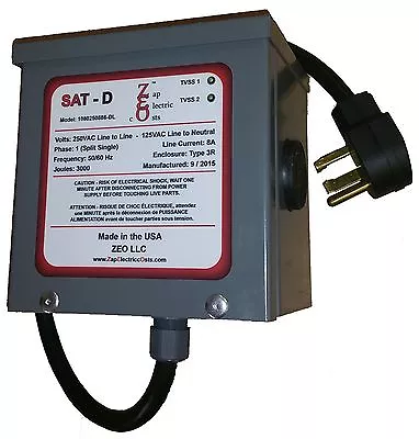 $349 • Buy Whole House Energy Savings Power Factor Saver Kvar Unit 1100 With TVSS - 3 Prong