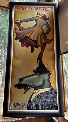 Genuine Markus Pierson American Coyote Absinthe Minded Serigraph On Canvas • $6495