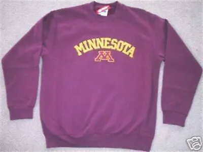 New Minnesota Golden Gophers Sweatshirt Large L Nwt Lrg Sweater Ncaa Maroon • $29.99