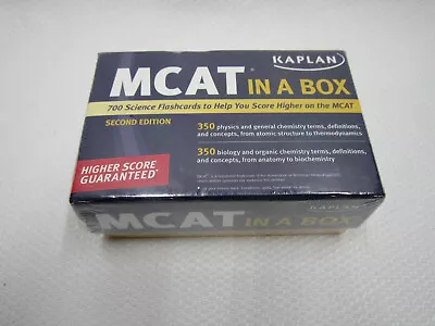 Kaplan MCAT In A Box (Kaplan Test Prep) Flash Cards • $10