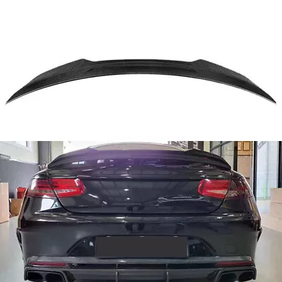 Rear Spoiler Trunk Wing Dry Carbon Fiber For Mercedes-Benz W217 C217 S550 S63  • $977.40