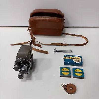 Sankyo 8mm Film Movie Camera W/ Assorted Accessories • $9.99