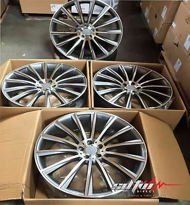 20x8.5 / 20x9.5 Wheels Fit Mercedes S560 S550 S500 CL550 20 Inch Rims Set 4 • $981