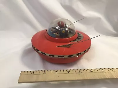 Vintage Yoshiya Flying Saucer 1950’s - Motor Working - Made In Japan • $265