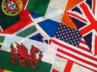 National Country 18 X 12  Flag Boat Motorbike Flags Sleeve For Flying 30 X 45 Cm • £2.50