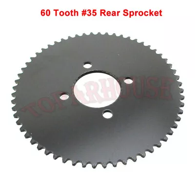 60 Tooth #35 Rear Sprocket For Mini Bike Go Kart Trike ATV Predator 79cc 212cc  • $31.95