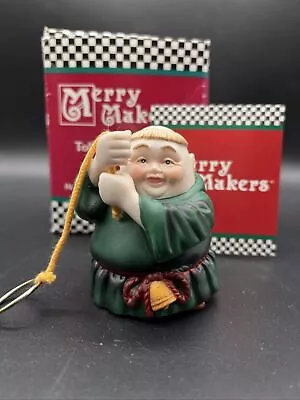 Dept 56 Merry Makers Tolland The Toller Monk Ornament Christmas Monk Feet Dangle • $4.95