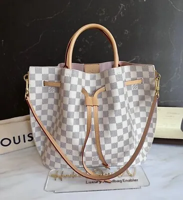 Authentic Louis Vuitton Girolata Damier Azur Shoulder Bag Dust Bag & Receipt • $1650