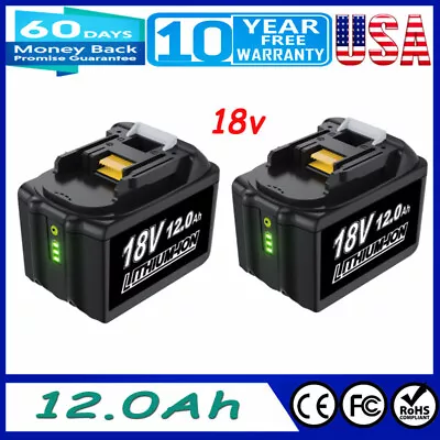 1-2PCS For Makita 18V 9.0Ah LXT Lithium 6.0Ah Battery BL1830 BL1850 BL1860B YY • $21.89