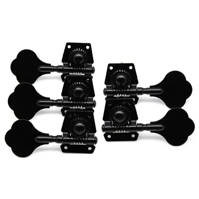 5-String Bass Tuners 3R2L Black Open Gear Tuners Tuning Pegs Keys Machine Heads • $35