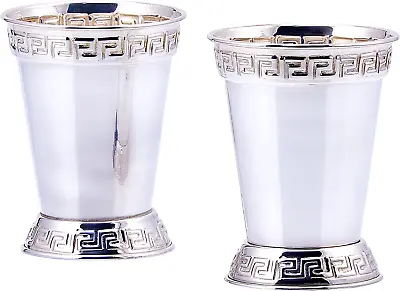 Mint Julep Cups (Set Of 2) 12 Oz. Silver • $29.92