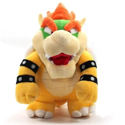 10  Super Mario Bros. Bowser Koopa Plush Soft Toy Stuffed Animal Doll Xmas Gift • £12.95