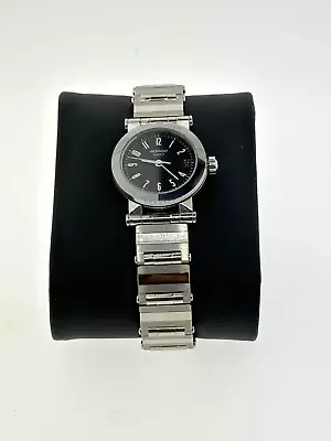 New MOVADO VIZIO 83.36.828 Black Dial With Date Watch Quartz Unisex 24mm • $1595