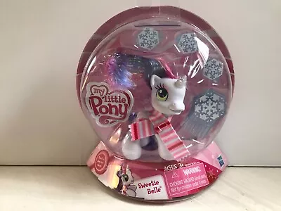 NEW 2009 My Little Pony SWEETIE BELLE Holiday Unicorn Pony Snowflake Barrettes • $9.99