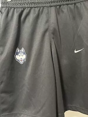 Nike UCONN Huskies Spotlight Basketball Team Short Men's M Black NWT $45 AT5407 • $29.99