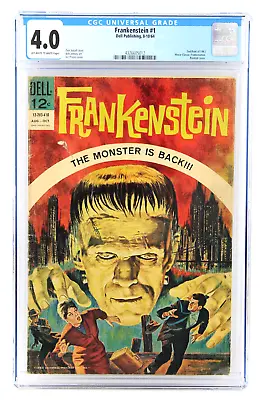 Frankenstein #1 1964 Cgc 4.0 Ow/w Pages 2nd Print Of 1963 Painted Cover • $120