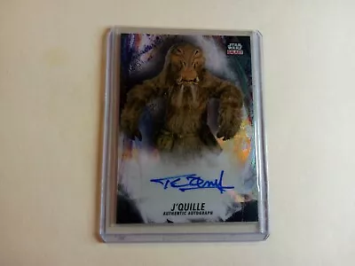 £7.98 • Buy 2021 TOPPS STAR WARS Galaxy Tim Dry J'Quille Authentic Autograph Card GA-TD