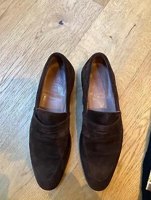 Cheaney Lewisham Suede Loafers 8F • £75