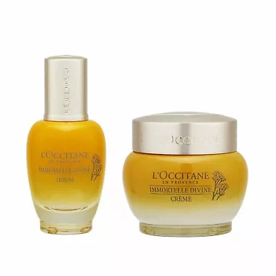 L'Occitane Immortelle Divine Cream Serum Youth Oil Eye Cream Youth Face Care Set • $285.89