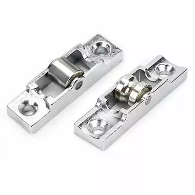 Zinc Alloy Flat Wheel Slide Doors Window Pulley U-type Ball Roller Plastic • $14.99