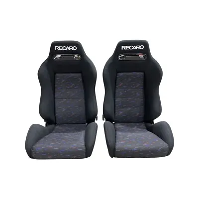 Genuine Recaro Seats SR3 LeMans Confetti - Retrimmed (Pair) • $3999