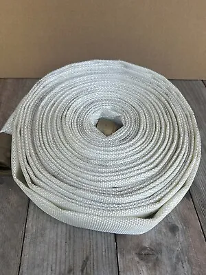 Fire Hose 2-1/2  X 75’ W/ 2-1/2  NH-S BRASS MXF 250 PSI DOUBLE JACKED Vintage • $150