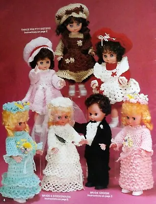 Vintage Jessie Abularach Vol.7 Crochet Patterns Dolls Christmas Flowers +more • $3.95