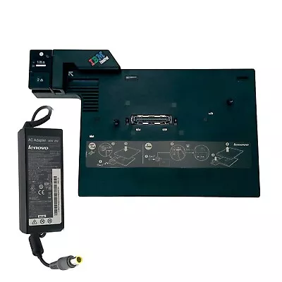 Genuine Lenovo ThinkPad Dock Station Type 2504 For T60 T60p T61 T61p W/ 90W PSU • $32.30