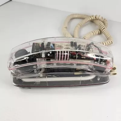 Vintage Conair XS3000 Transparent Neon Tube Home Phone NO Power CORD  • $34.95