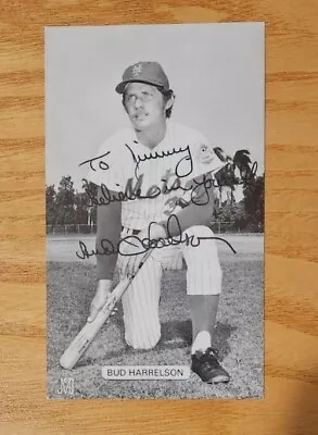 Bud Harrelson New York Mets JD McCarthy Signed Autographed Auto Postcard Photo • $6.99