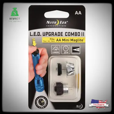 Nite Ize Led Combo Upgrade Kit II - Transform Your Mini Maglite AA Flashlight • $14.67