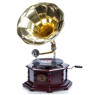 Gramophone Horn Gramophone For Shellac Records In The Antique Style • £245.75