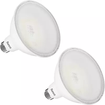 2 Pack 2800 Lumens Outdoor Led Flood Light Waterproof PAR38 LED Bulb Dimmable 2 • $36.94