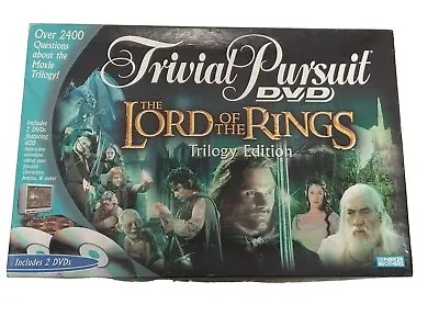 The Lord Of The Rings Trilogy Edition Trivial Pursuit DVD TV Game PARKER  • £9.71