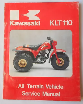 1984 Kawasaki Klt 110 3 Wheeler Service Repair  Manual Original • $49.95