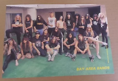 Bay Area Bands PINUP Thrash Metal TESTAMENT Forbidden VIO-LENCE Exodus 80'S • $8