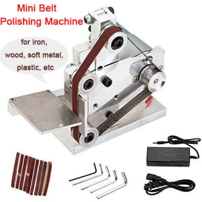 $43 • Buy DIY Mini Belt Sander Knife Apex Sharpener Polishing Grinding Machine AC 110V New