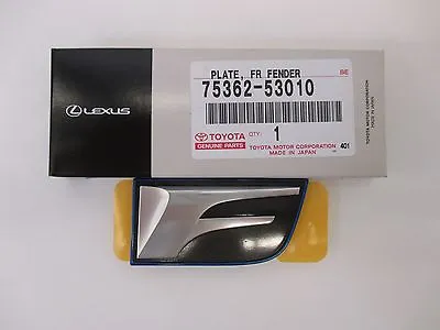 Lexus Oem Factory Drivers Fender F Sport Emblem • $61.10