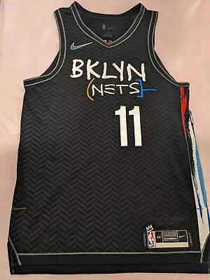 Nike Authentic Brooklyn Nets Kyrie Irving NBA Jersey 2020-21 City Ed Size M (44) • $230