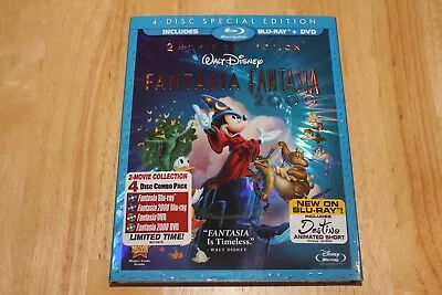 Fantasia/Fantasia 2000 (Blu-Ray/DVD Combo 4-Disc Set) • $49.99