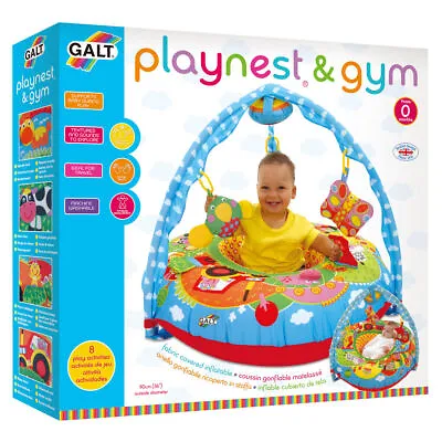 £49.05 • Buy Galt FARM PLAYNEST & GYM Newborn Baby Play Mat Inflatable Ring Toy Toddler Toy