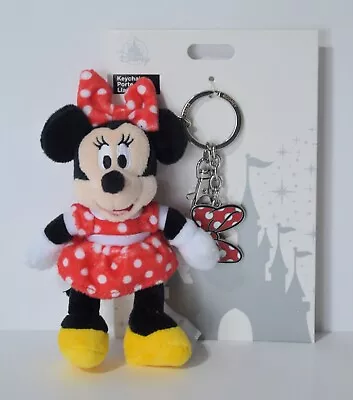 Disney Parks Minnie Mouse Bag Plush Charm Keychain New • $19.95